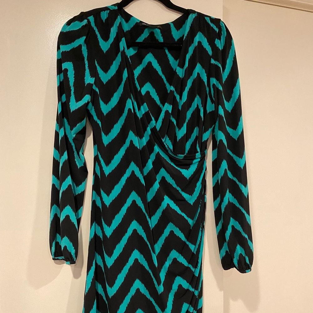 INC Faux Wrap Dress